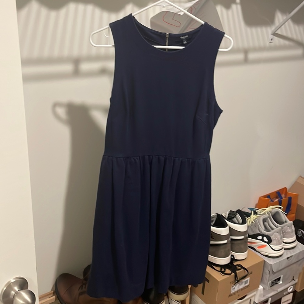 Madewell Navy Sleeveless dress